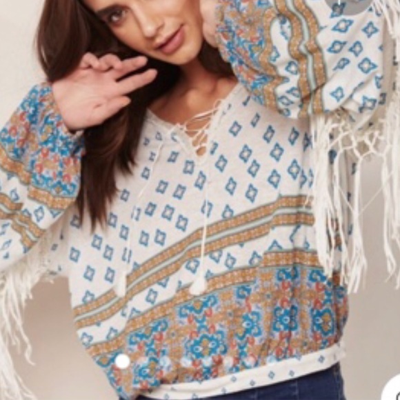 NWT Free People long sleeve blouse, size S - Picture 3 of 6